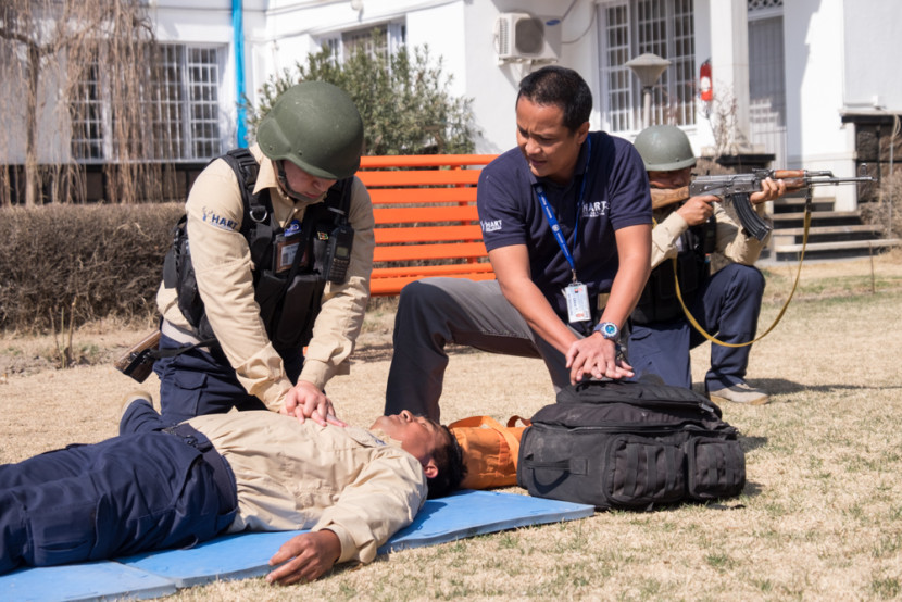 On-the-ground medical training