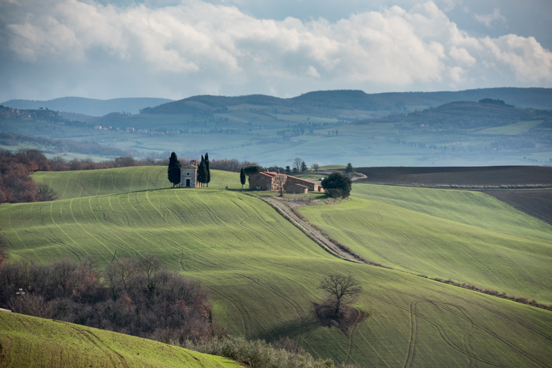 The road to Pienza 